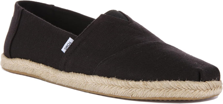 TOMS Herren Alpargata Rope Classic Flacher Slipper, Blue Grey, 40.5 EU