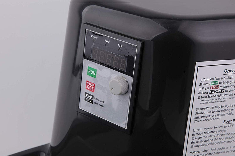 Airgoo Töpferscheibe Ceramics Clay Machine Pottery Wheel AG-60 250W Elektrische Maschine mit Indepen