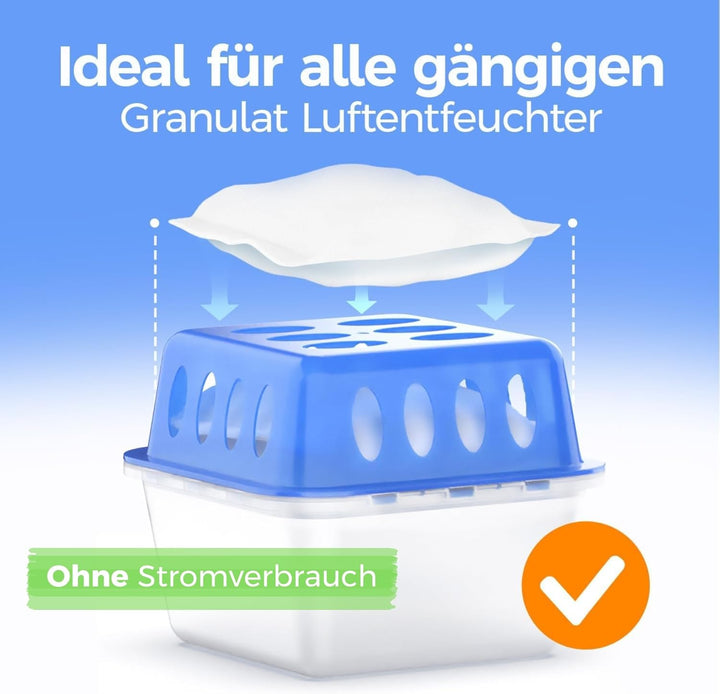 Idelia® 24x Luftentfeuchter Granulat 400g (Sparvorteiles 24er Set) NEU Raumentfeuchter Luftentfeucht