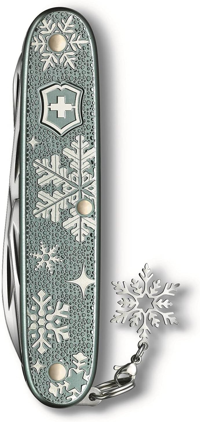 Victorinox Taschenmesser Pioneer X Winter Magic, 93mm, 2020 Special Edition, Blau-grau
