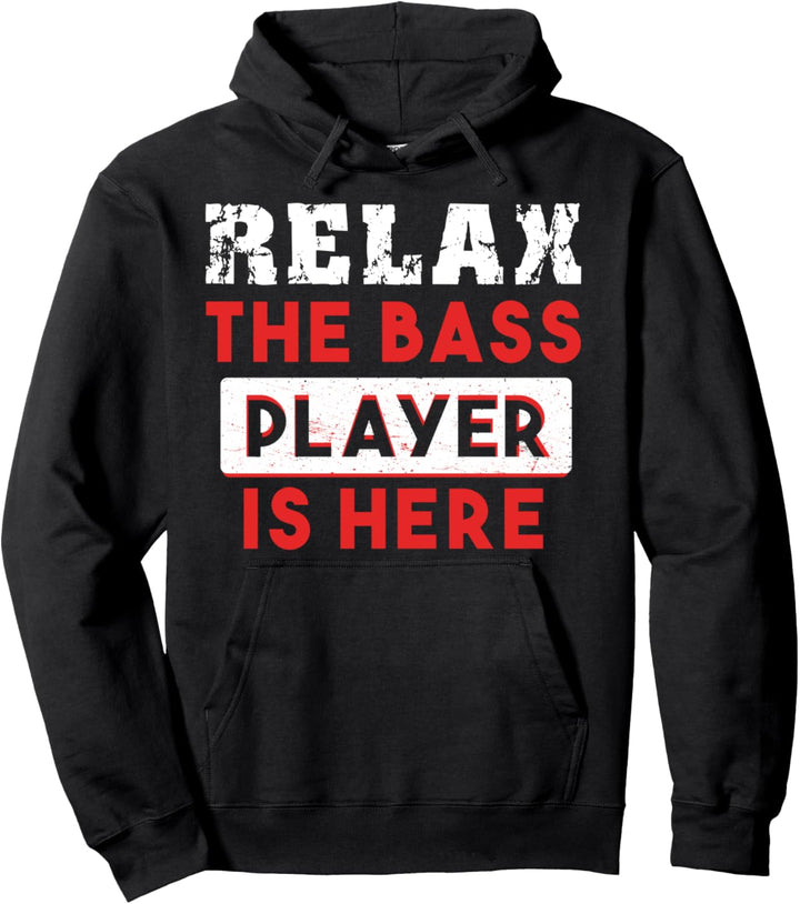 Funny Bassist Bass Pullover Hoodie