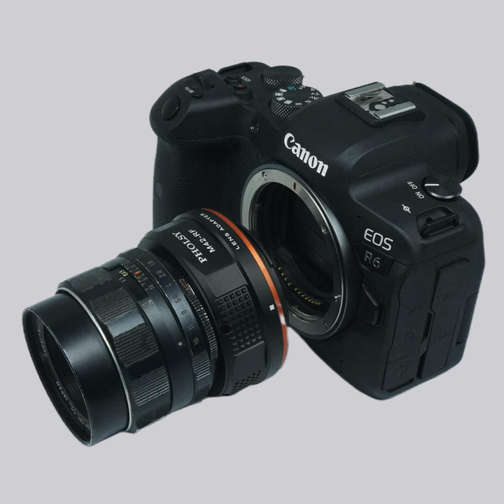 PHOLSY Objektivadapter Manueller Fokus Kompatibel mit M42 42mm Schraubmontage Mount Objektiv auf Can