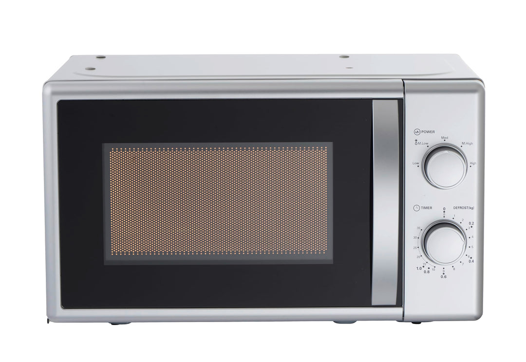 PKM MW700-20 UB2 | Stand oder Unterbau Mikrowelle | 700 Watt | 44cm breit | 20 Liter | Timer