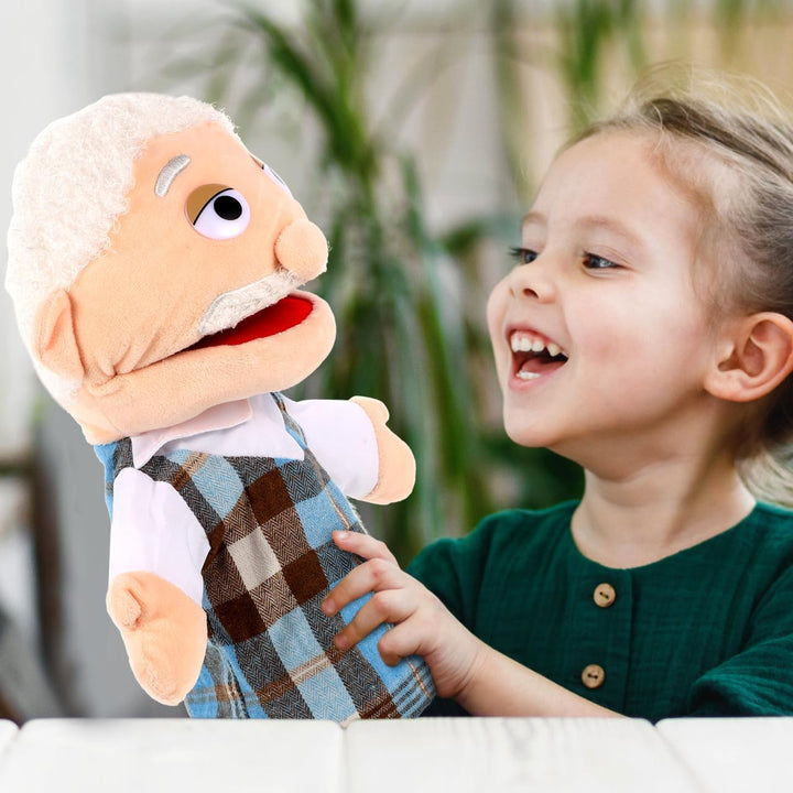 BESPORTBLE Handpuppen Für Kinder 30 Zoll Plüsch Handspielzeug Mit Mundbewegung Für Interaktive Gesch