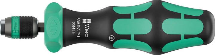 Wera 05051494001 838 RA-R L Bits-Handhalter mit Ratschenfunktion, 1/4", 1/4" x 130 mm 838 RA-R L Rat