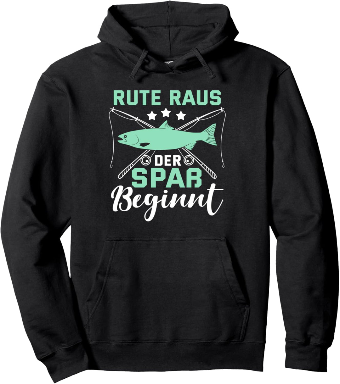 Angler Fischer Fischerhut Angel - Lustige Angel Spruch Pullover Hoodie