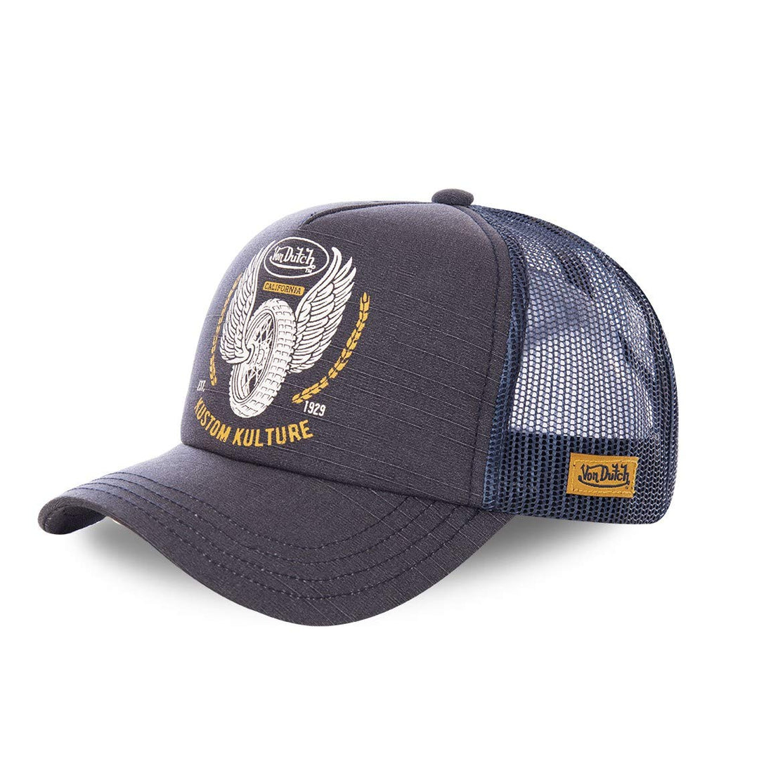 Von Dutch Casquette Kustom Bleue Filet Adulte