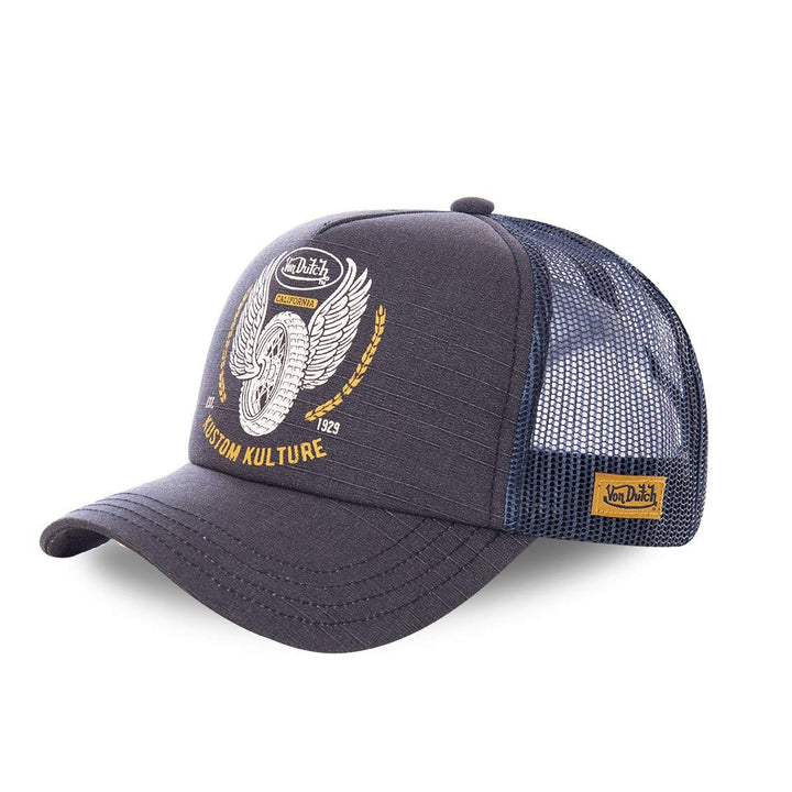 Von Dutch Casquette Kustom Bleue Filet Adulte