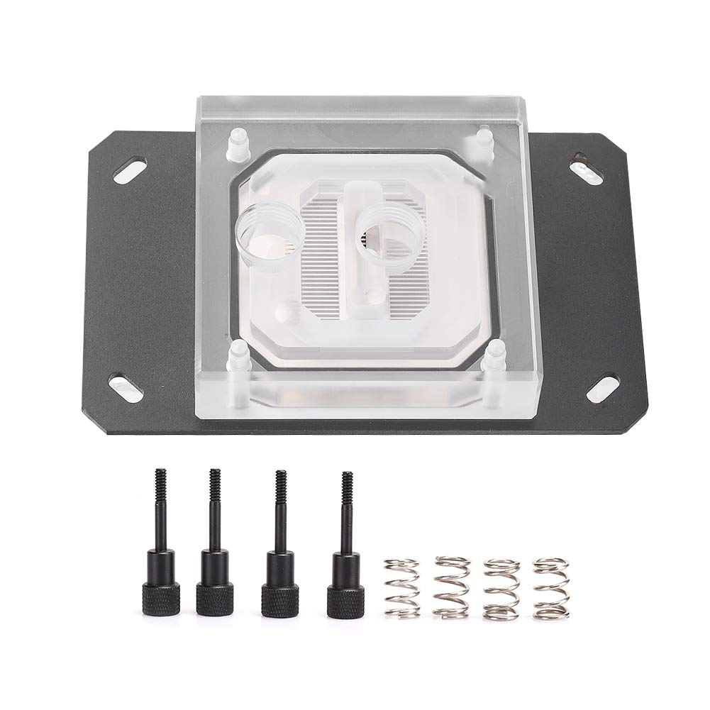 ASHATA Wasserkühlblock, CPU Wasserblock für AMD-Serie AM3/AM4-Desktop-Peripheriegeräte Computerzubeh