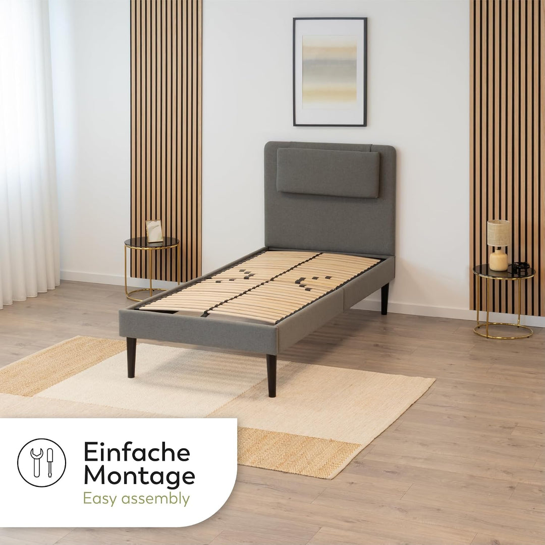 i-flair® Lattenrost 90x200 cm, Lattenrahmen - für alle Matratzen geeignet - alle Grössen, 90x200 cm