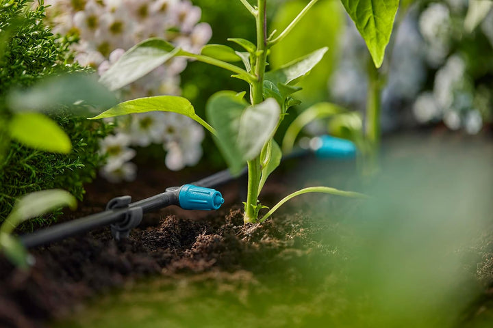Gardena Micro-Drip-System regulierbarer Reihentropfer 0 bis 15 l/h: Tropfer für Bewässerungssysteme,