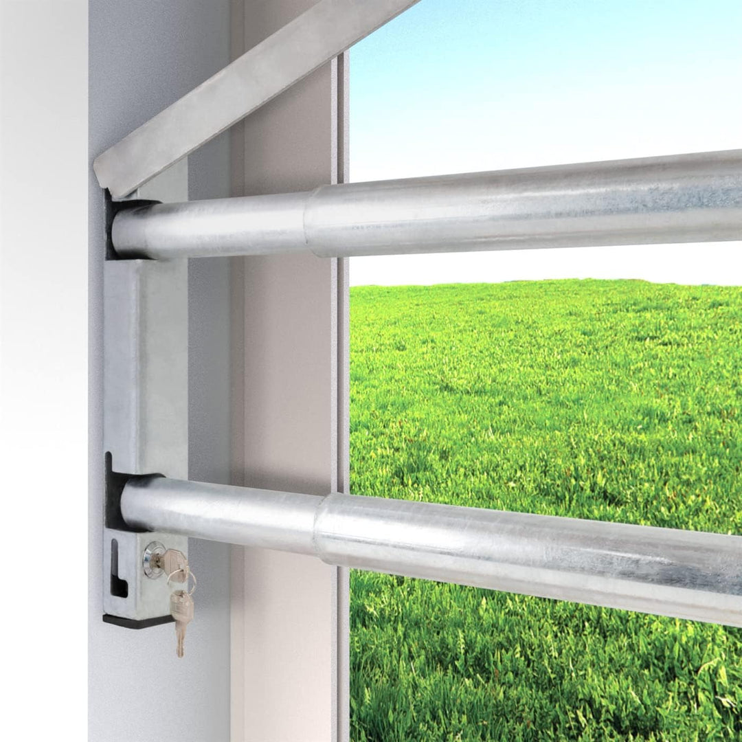 VOSS Fenstersicherung Sicherungsstange Türsicherung Einbruchschutz 2Fach 1000-1700mm