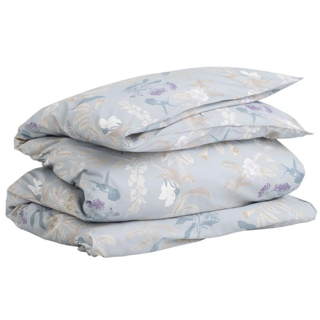 Garden Single Duvet Blue Dawn 155X220 Blau 155x220, Blau 155x220