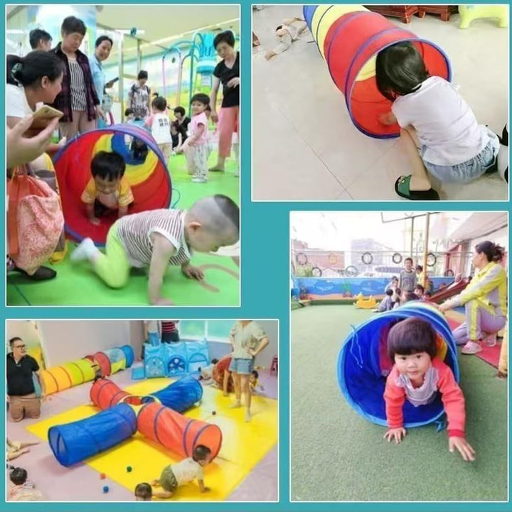 Spieltunnel,Spieltunnelzelt für Kinder, Pop Up Spieltunnel,Faltbarer Spieltunnel für Jungen Mädchen