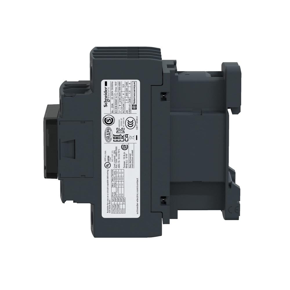 Schneider Electric - Leistungsschütz LC1D 4p, +1S+1Ö, Spule 230 V AC, LC1DT20P7