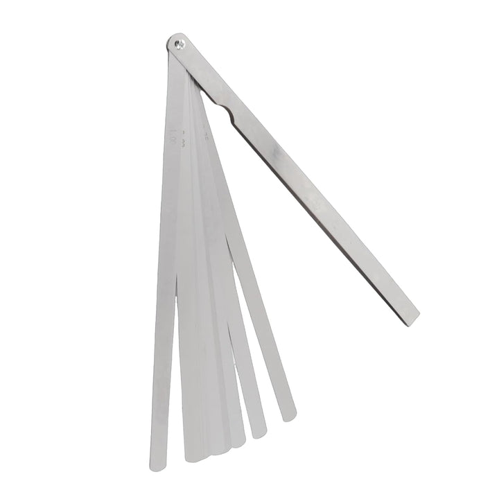 300 Mm Spalt-Fühlerlehre, 17 Klingen, Metrisch, 0,02–1 Mm Dicke, Edelstahl, Universelles Standard-SA