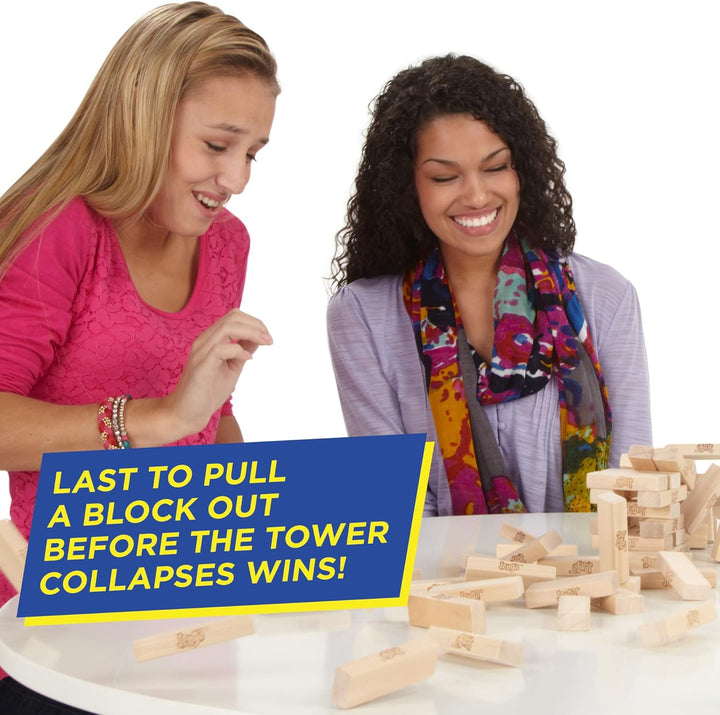 Hasbro Gaming Jenga Classic, beliebtes Geschicklichkeitsspiel für Kinder ab 6 Jahren und bis 2 Spiel