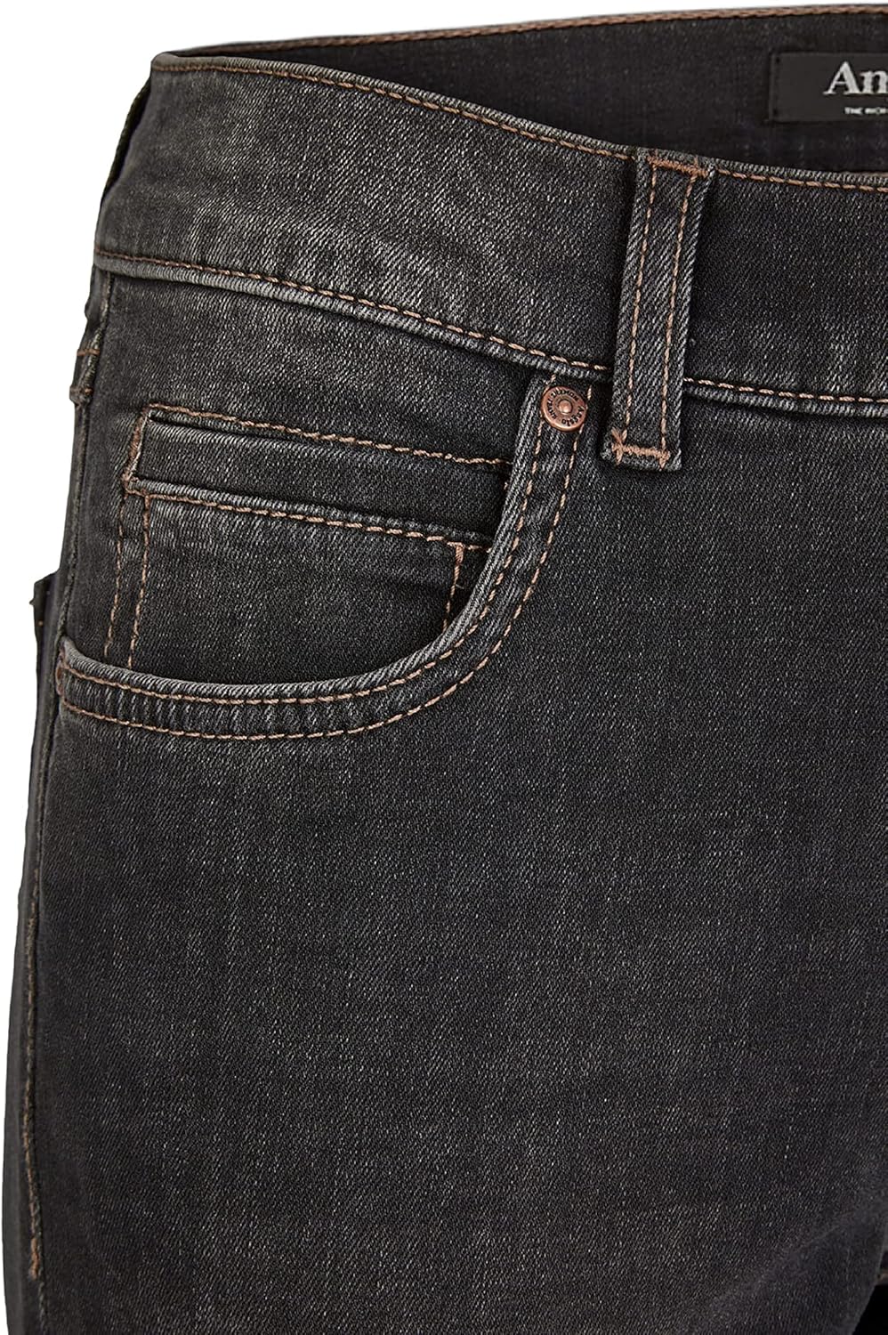 Angels Damen Jeans Hose Cici Stretchdenim Darkblue 34W / 28L Anthracite Used (1158), 34W / 28L Anthr