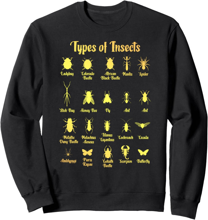Entomologie Insekten Sammler Lustiges Käfer Sweatshirt
