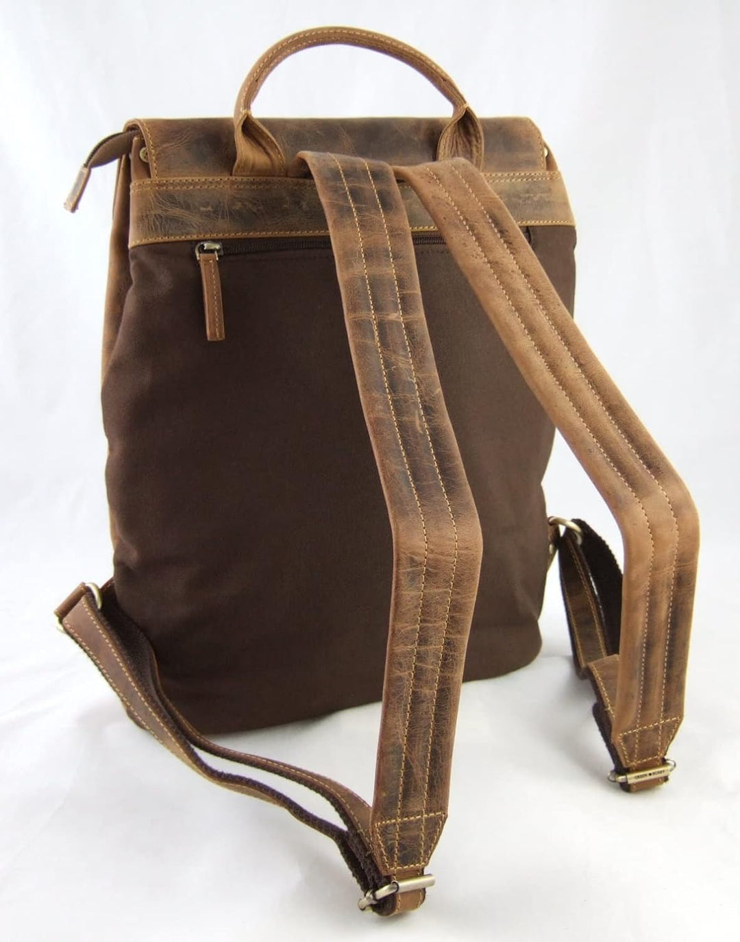 Greenburry Vintage Rucksack Leder 40 cm Laptopfach
