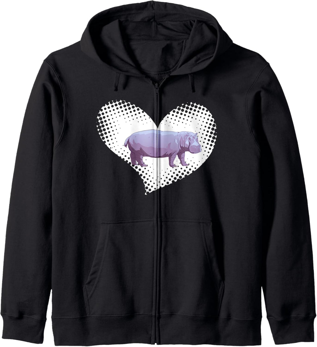 Nilpferd Hippo Nilpferde Hippos Flusspferde Hippos Kapuzenjacke