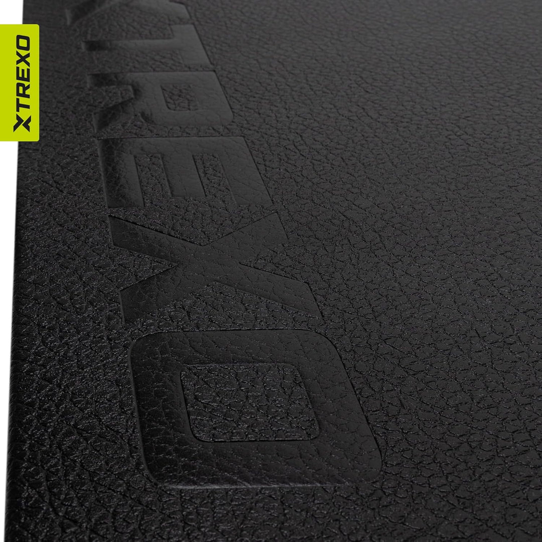 XTREXO Professional Trainingsmatte PROFESSIONAL in Schwarz 100 x 50 cm Yogamatte aus PVC Langlebig u