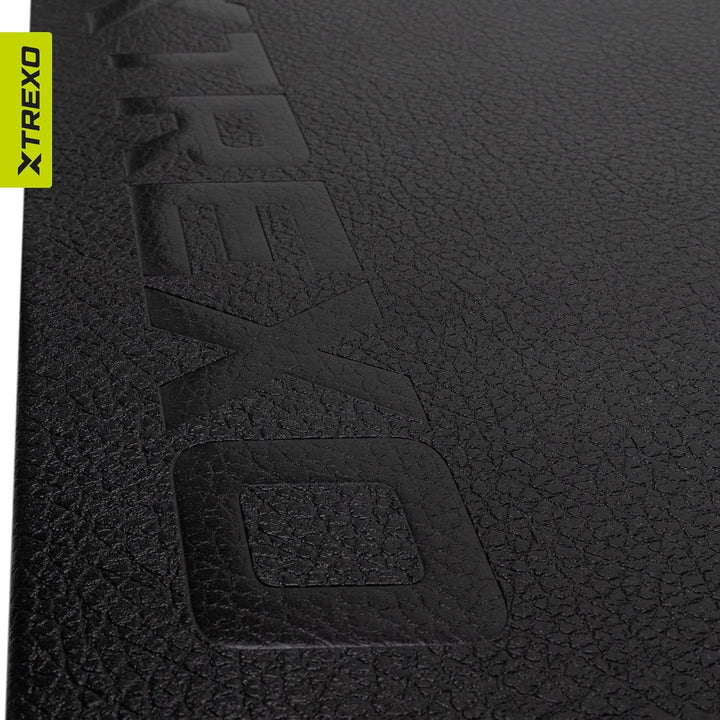 XTREXO Professional Trainingsmatte PROFESSIONAL in Schwarz 100 x 50 cm Yogamatte aus PVC Langlebig u