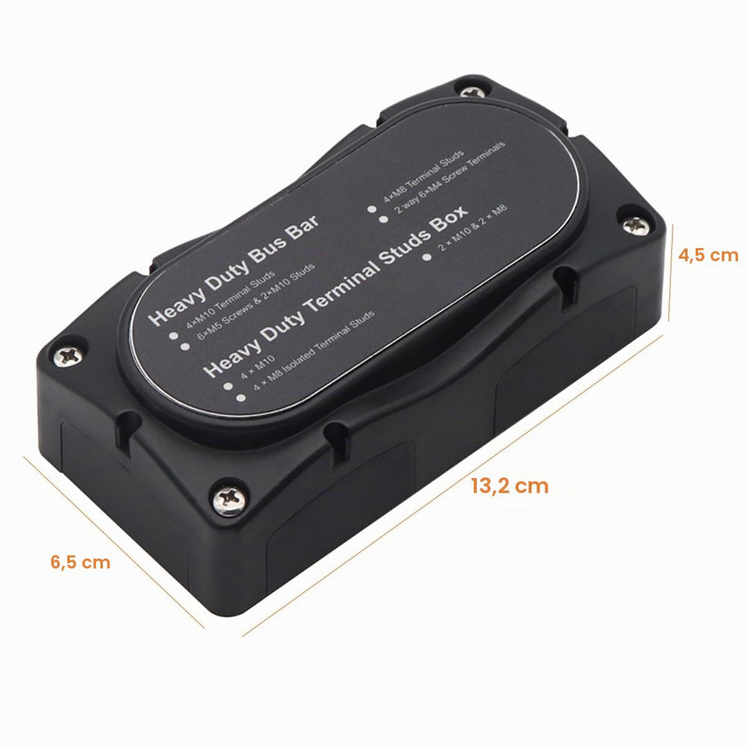 M8 300A Sammelschienenkasten 12V - 48V Sammelschiene für Geländewagen Boot Wohnmobil Wohnwagen KFZ M