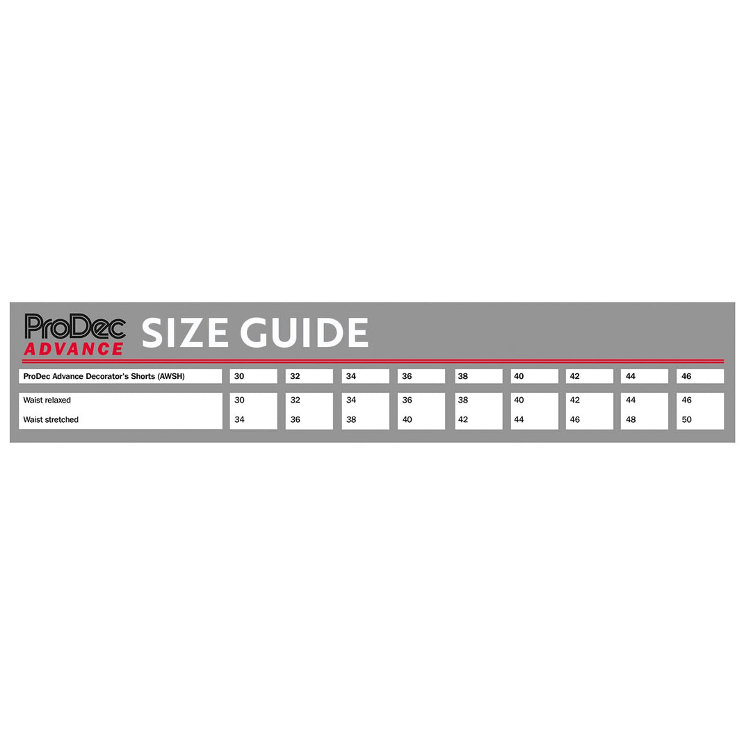 ProDec Advance Decorator-Shorts, 91 cm 36W Schwarz, 36W Schwarz