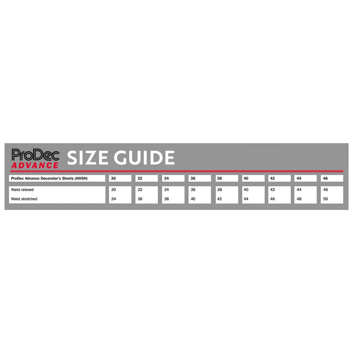 ProDec Advance Decorator-Shorts, 91 cm 36W Schwarz, 36W Schwarz