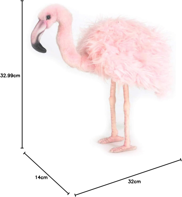 HANSA Plüschtier Flamingo, 33 cm H