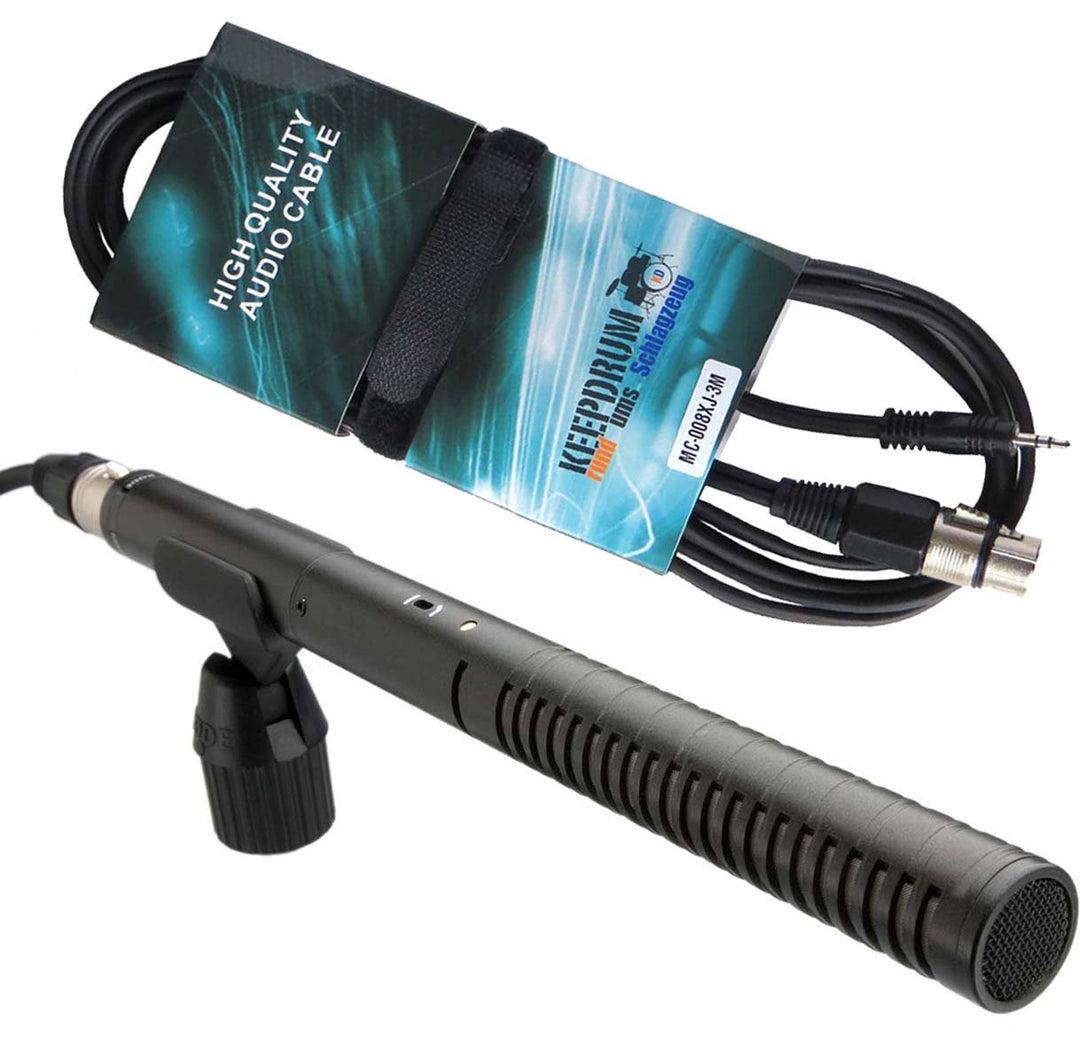 Rode NTG-2 Richtmikrofon NTG2 Mikrofon + MC-008XJ 3m Mikrofonkabel XLR - 3,5mm Klinke