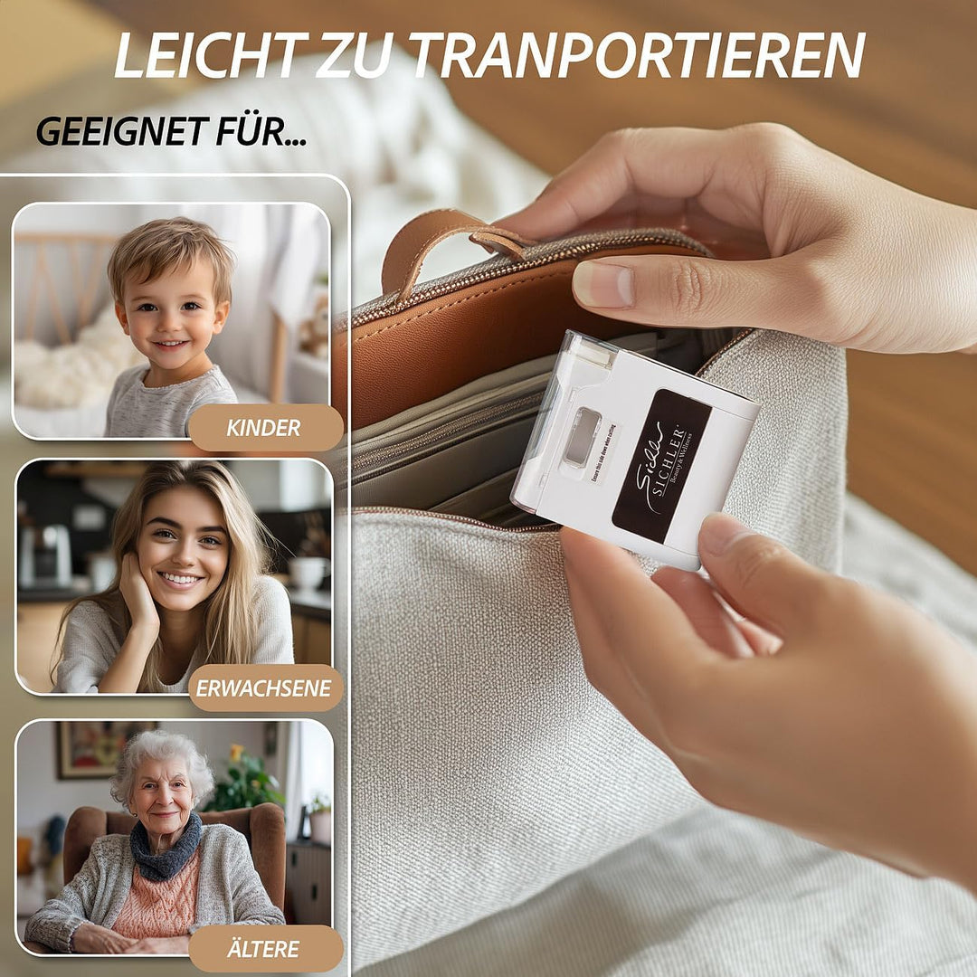 Sichler Beauty Baby-Nagelknipser: 2er-Set elektrische 2in1-Akku-Nagelknipser & -polierer für Erwachs