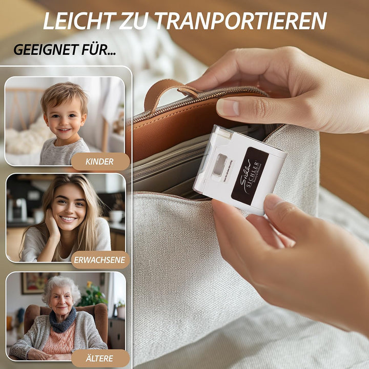 Sichler Beauty Baby-Nagelknipser: 2er-Set elektrische 2in1-Akku-Nagelknipser & -polierer für Erwachs