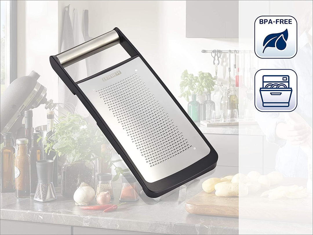 Leifheit Microcut Gemüsereibe fein, Microcut steht für extra scharfe und langlebige Klingen, aus ros