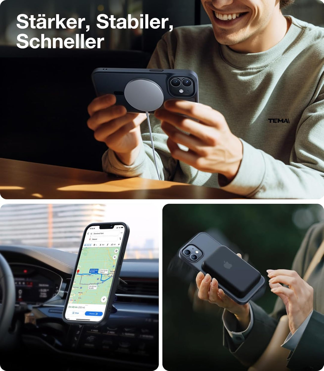 TORRAS Guardian-Mag für iPhone 12 Hülle für MagSafe [Nr.1 Schutzkraft und Magnetkraft] iPhone 12 Pro