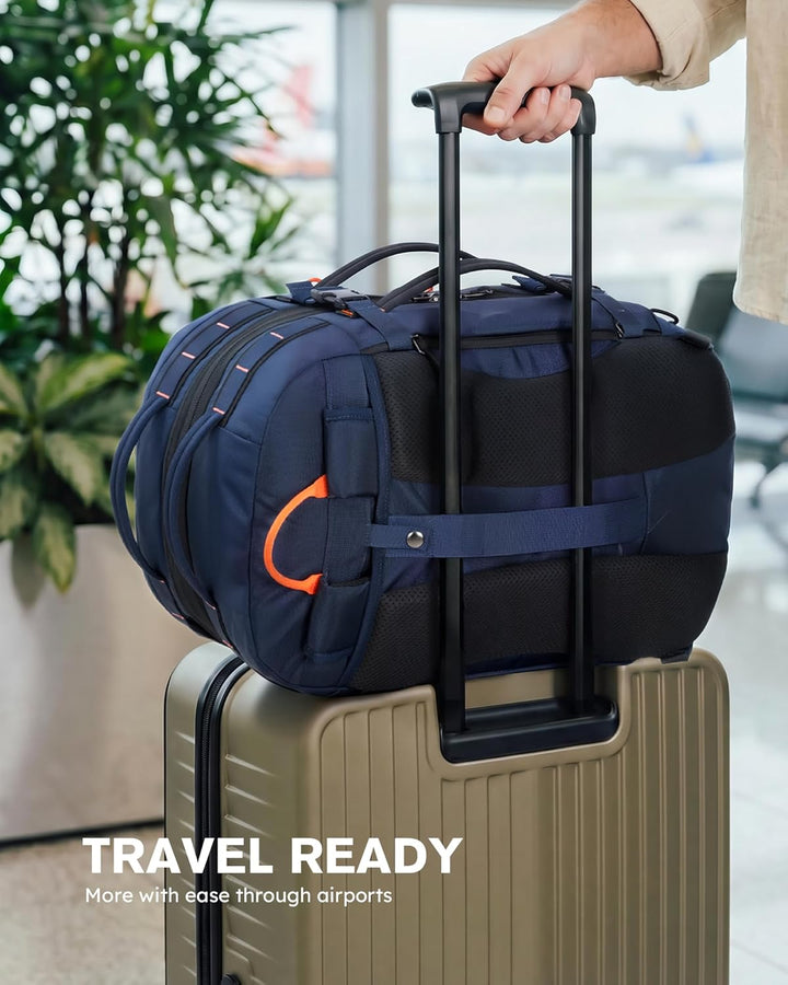 Tolaccea Reiserucksack, Handgepäck Rucksack Flugzeug, TSA-Freundlicher Laptop Rucksack 15,6 Zoll, Er