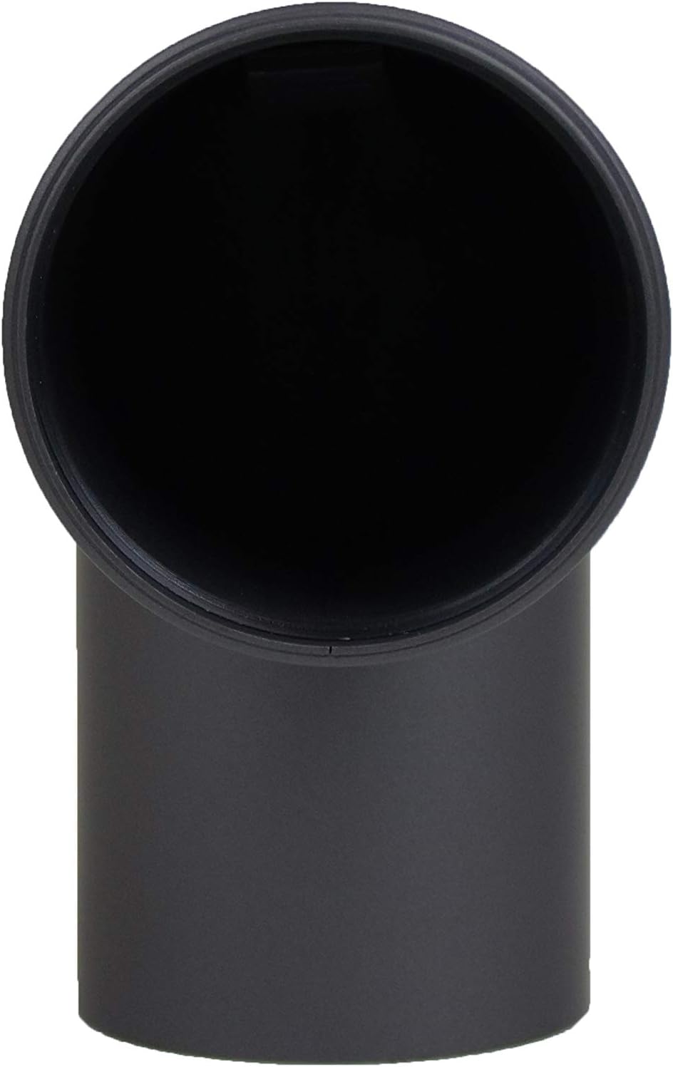 LANZZAS Pelletrohr Spitzbogen 90° mit Reinigungsverschluss, im Durchmesser DN Ø 80 mm, in schwarz, P