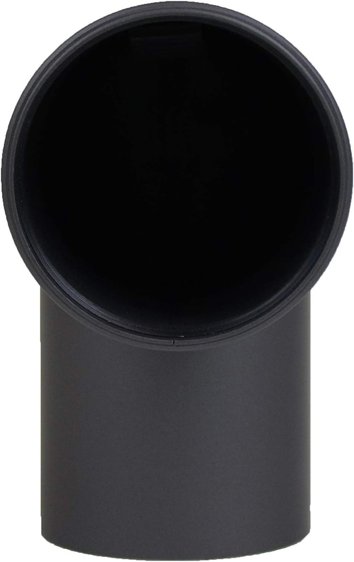 LANZZAS Pelletrohr Spitzbogen 90° mit Reinigungsverschluss, im Durchmesser DN Ø 80 mm, in schwarz, P