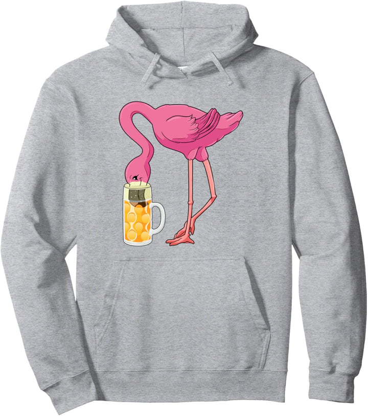Bier Flamingo Shirt Biertrinker Bierfan Weizen Oktoberfest Pullover Hoodie