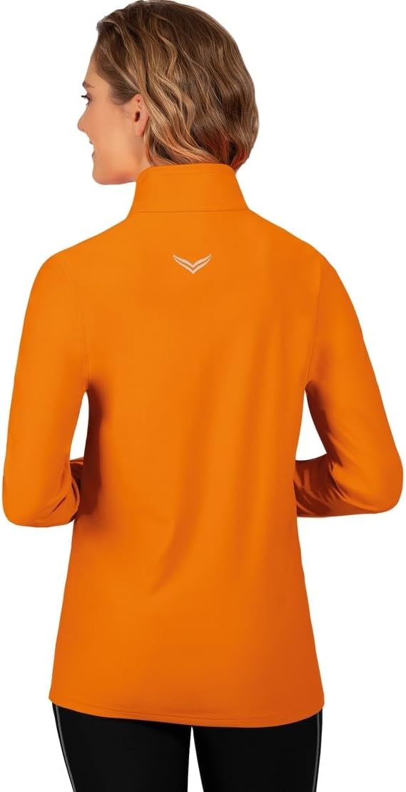 Trigema Damen Sport-Shirt S Leuchtorange, S Leuchtorange