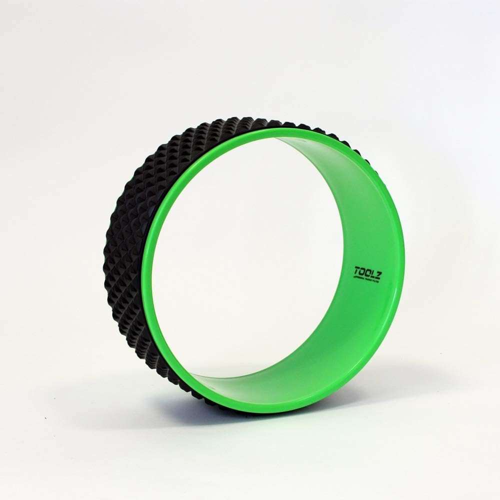 TOOLZ Yoga Ring - Yoga Rad zur Unterstützung von Asanas - Rutschfestes Pilates Rad