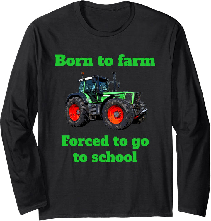 Trecker Landwirt Landwirtschaft Traktor Kind Kinder Geschenk Langarmshirt