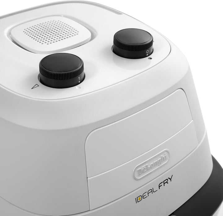 De'Longhi FH2101.W IDEALFRY Heissluftfritteuse, Fassungsvermögen 1 kg, leichtes und gesundes Frittie