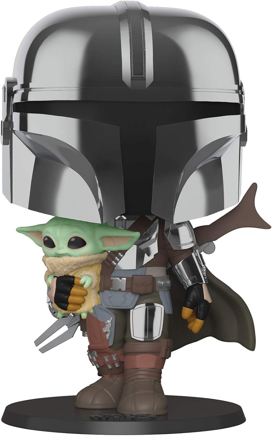 Funko Pop! Starwars: The Mandalorian-10 Inch Mando - 1/6 Quote Für Seltene Chase-Varianterome - Viny