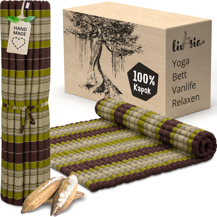 livasia Rollmatte XXL breit Doppelbett - 200x145x4,5cm - Gästebett Gästematratze 2 Personen mit Must
