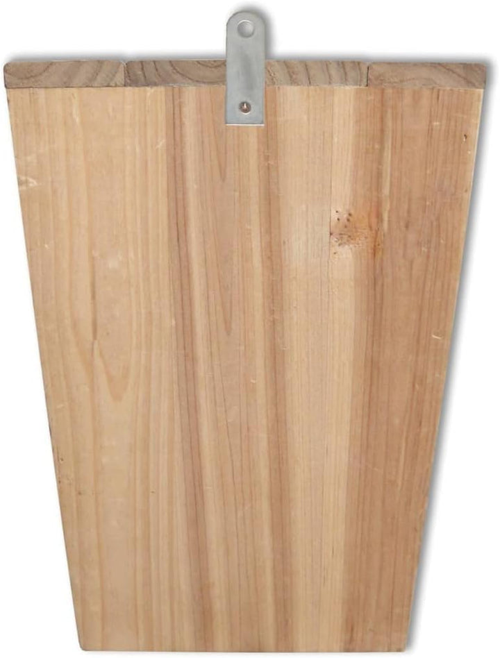 Fledermaushaus 2er-Set aus Holz für den Garten, Fledermauskasten mit Einflugrampe, Artenschutz Nistk