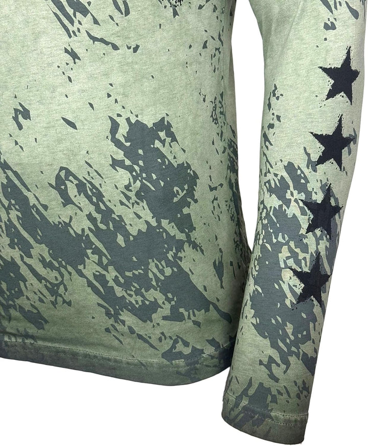 Baxboy Herren Longsleeve T-Shirt Moderner Männer Langarmshirt Langarm Sweatshirt 702 S Khaki, S Khak
