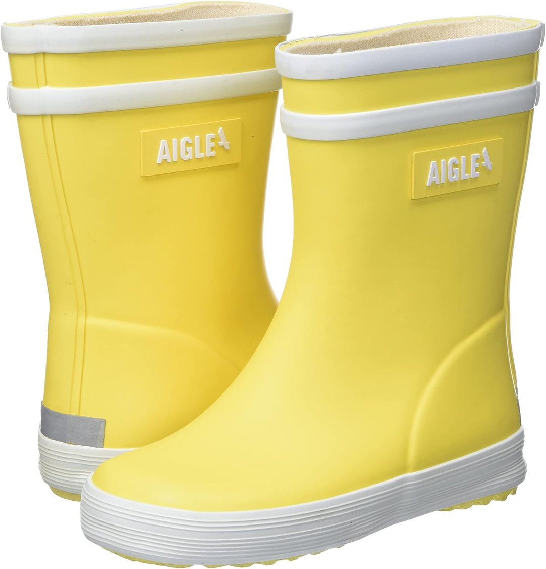Aigle Unisex Baby Flac 2 Gummistiefel 23 EU Jaune New, 23 EU Jaune New