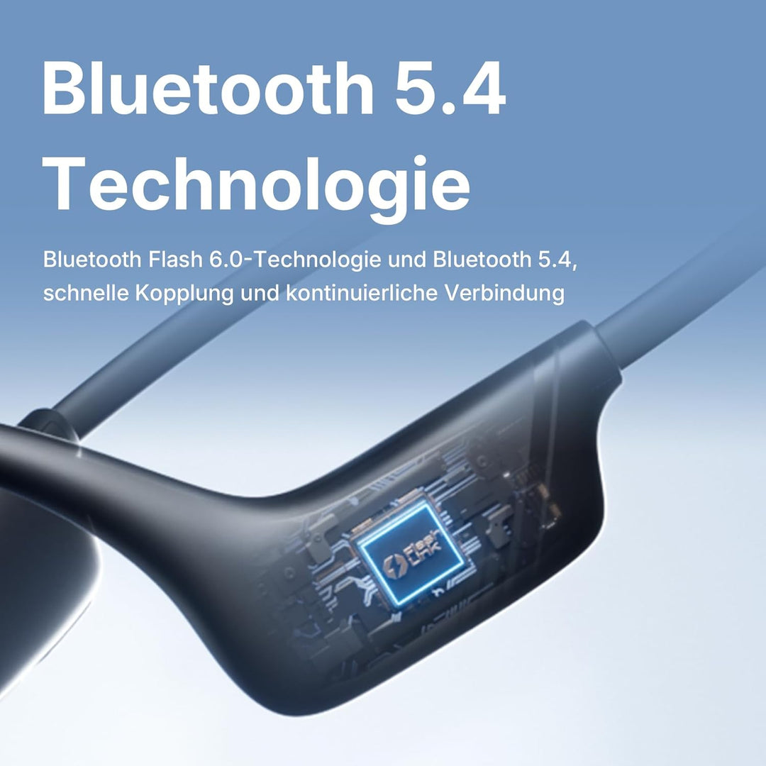 SANAG Knochenschall Kopfhörer, knochenschall kopfhörer Bluetooth, kopfhörer kabellos Bluetooth mit M